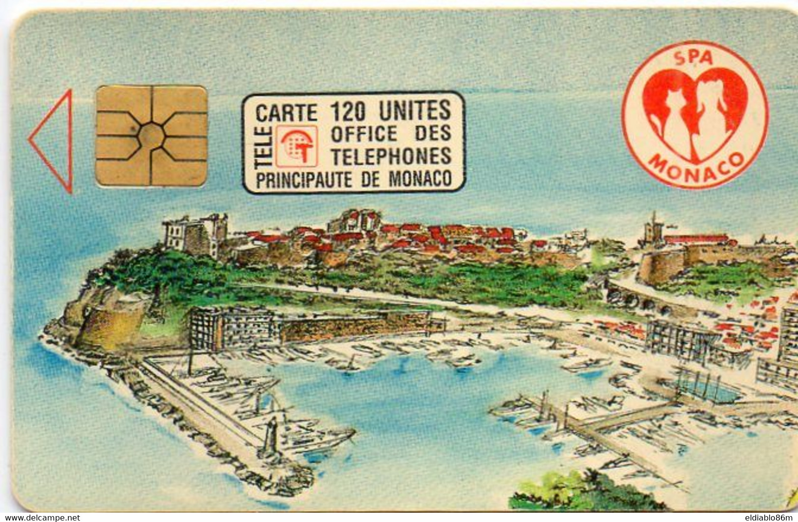 MONACO - CHIP CARD - MF23 - SOCIETE PROTECTRICE DES ANIMAUX - B230P0012 - Monaco