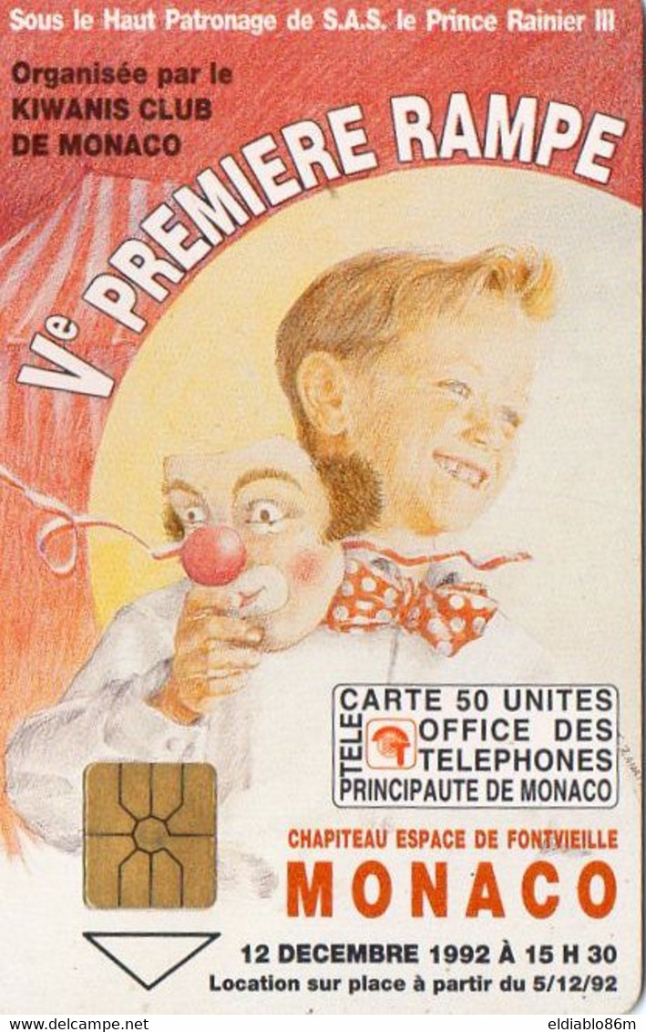 MONACO - CHIP CARD - MF26C - PREMIERE RAMPE - Mónaco