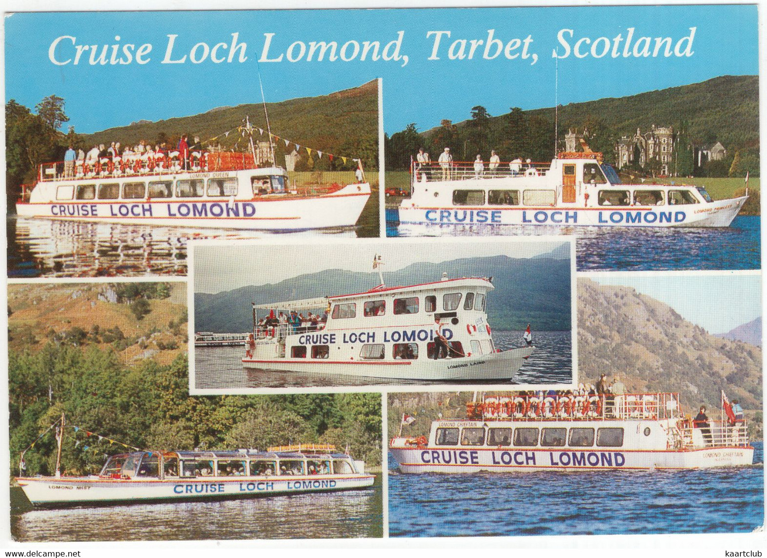 The Cruise 'Loch Lomond', Tarbet -  (Scotland) - 'Whiteholme Of Dundee' Postcard - Sutherland