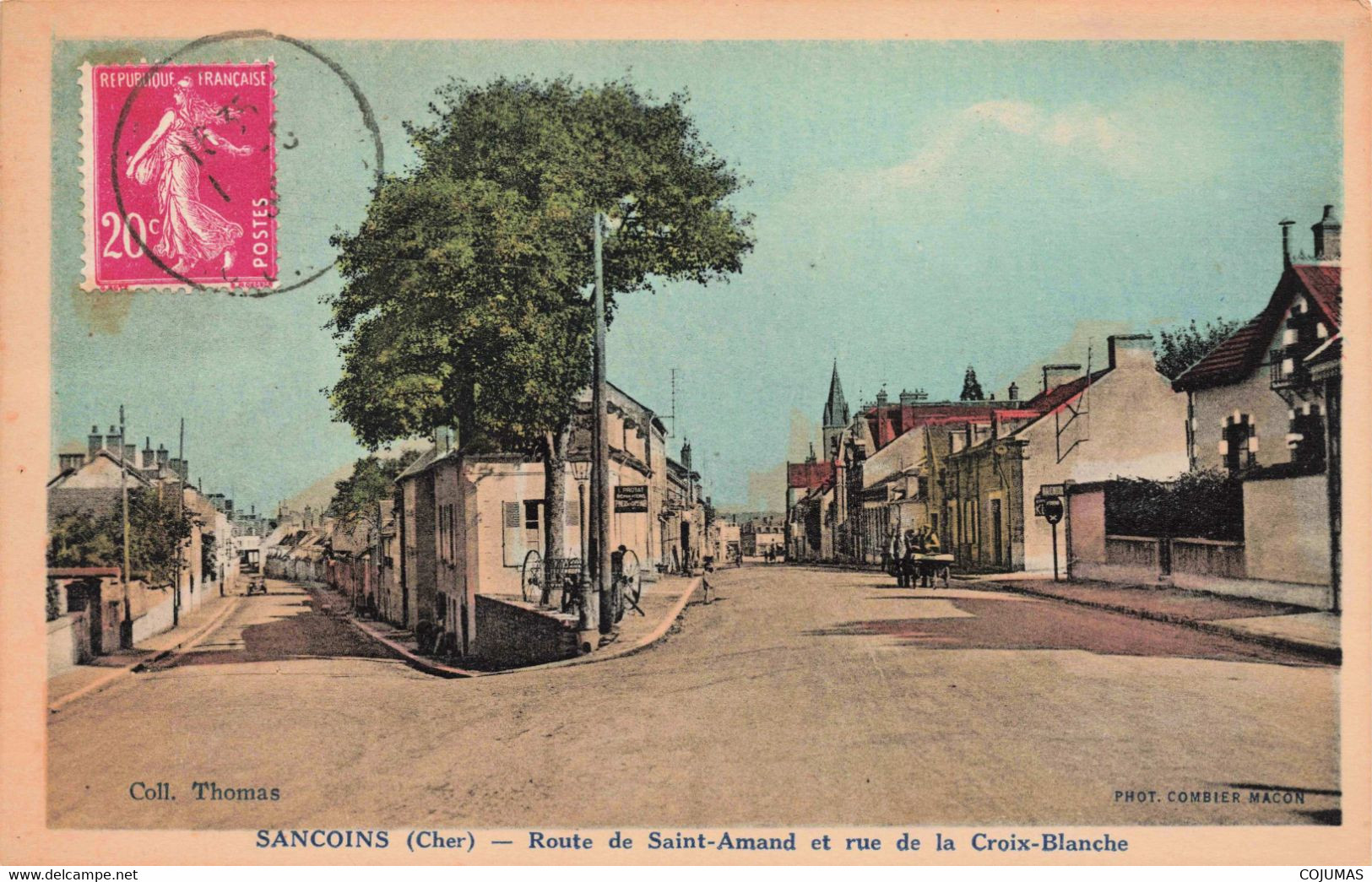 18 - SANCOINS - S10786 - Route De Saint Amand Et Rue De La Croix Blanche - L1 - Sancoins