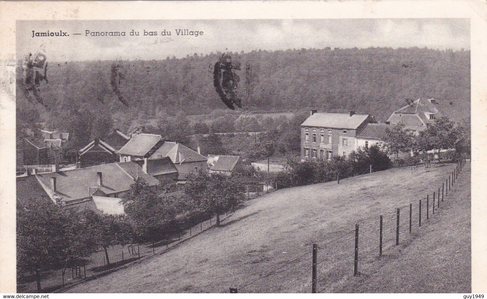 JAMIOULX    PANORAMMA DU BAS DU VILLAGE - Ham-sur-Heure-Nalinnes