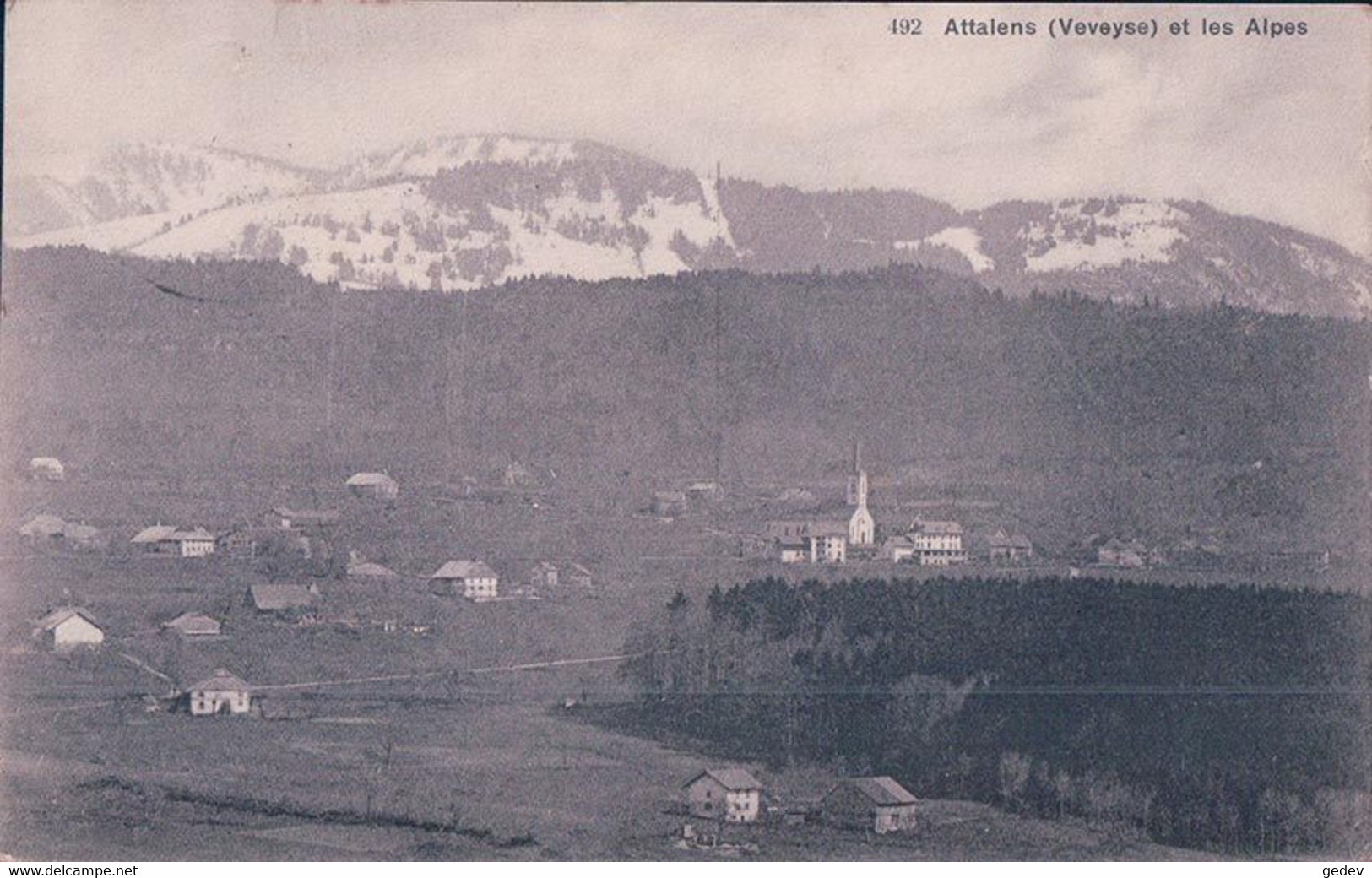 Attalens Veveyse FR (492) - Attalens