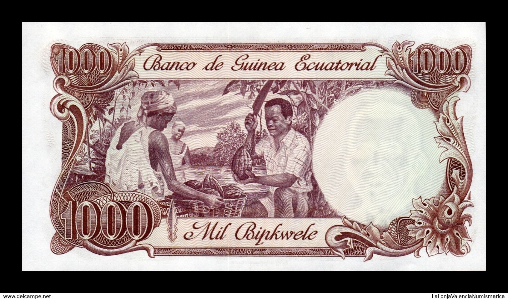 Equatorial Guinea Ecuatorial 1000 Bipkewele 1979 Pick 16 Ebc+/Sc- Xf+/aUnc - Guinée Equatoriale