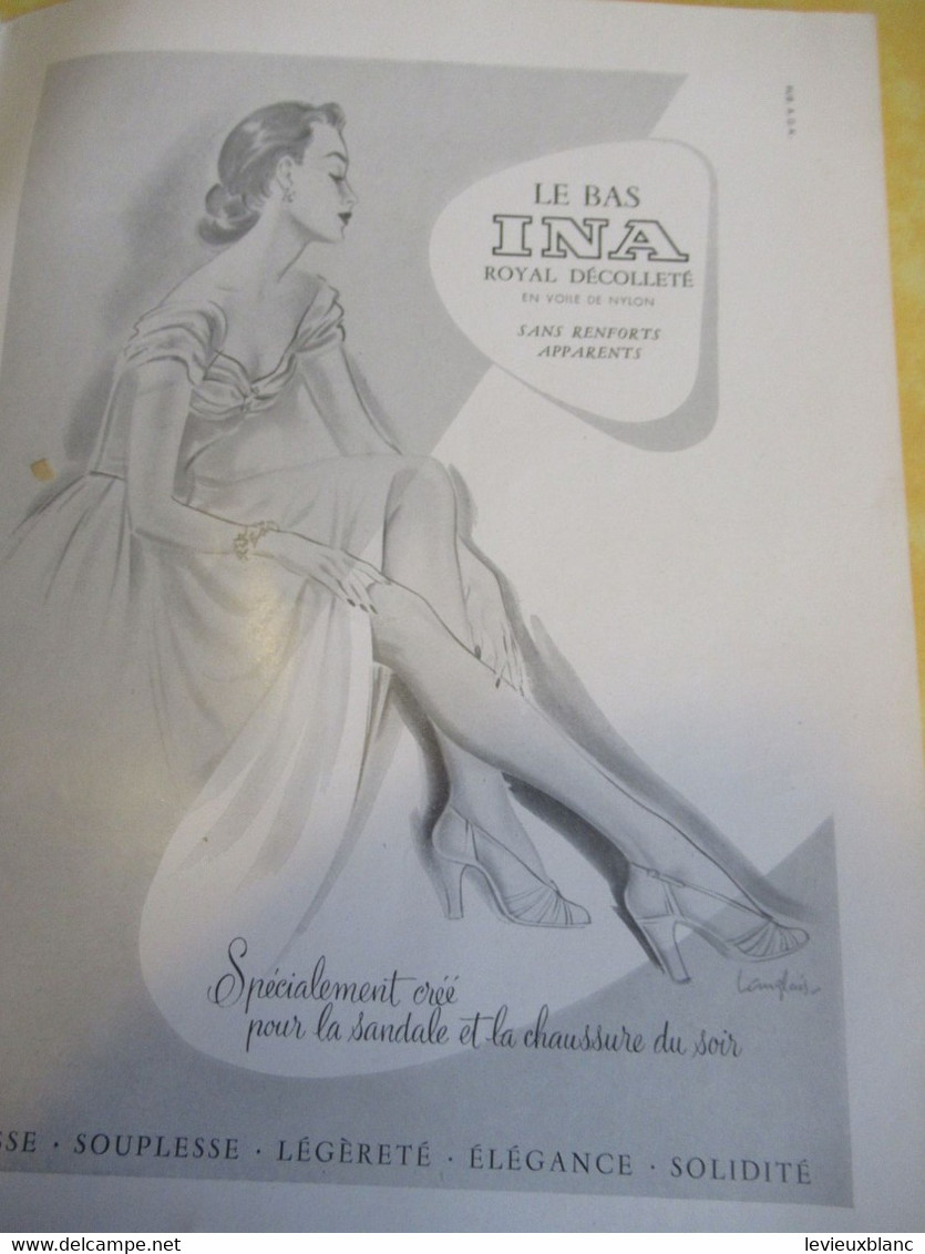 Programme ancien / Théâtre de L' EMPIRE/ Grand Ballet du Marquis de Cuevas / Bronislava Nijinska/ 1954          PROG340