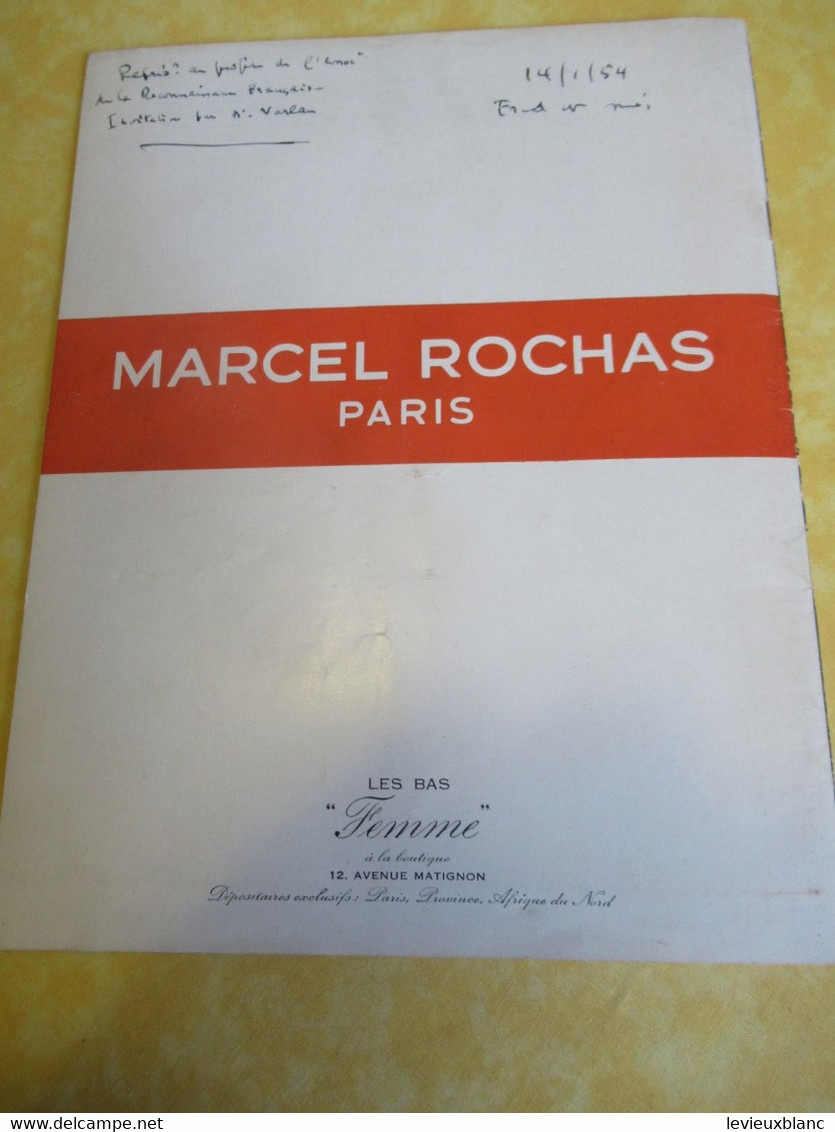 Programme ancien / Théâtre de L' EMPIRE/ Grand Ballet du Marquis de Cuevas / Bronislava Nijinska/ 1954          PROG340