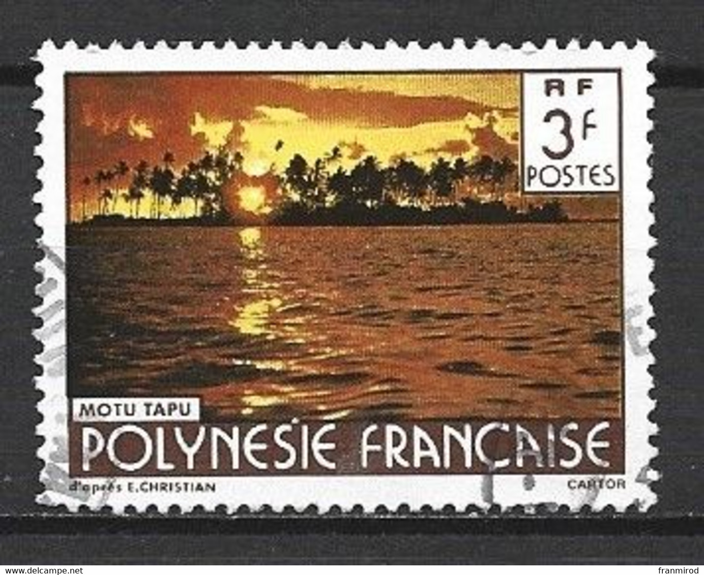 POLYNESIE N 134 (yv) Motu Tapu Oblitéré (sans Charniere ) TTB - Inseln