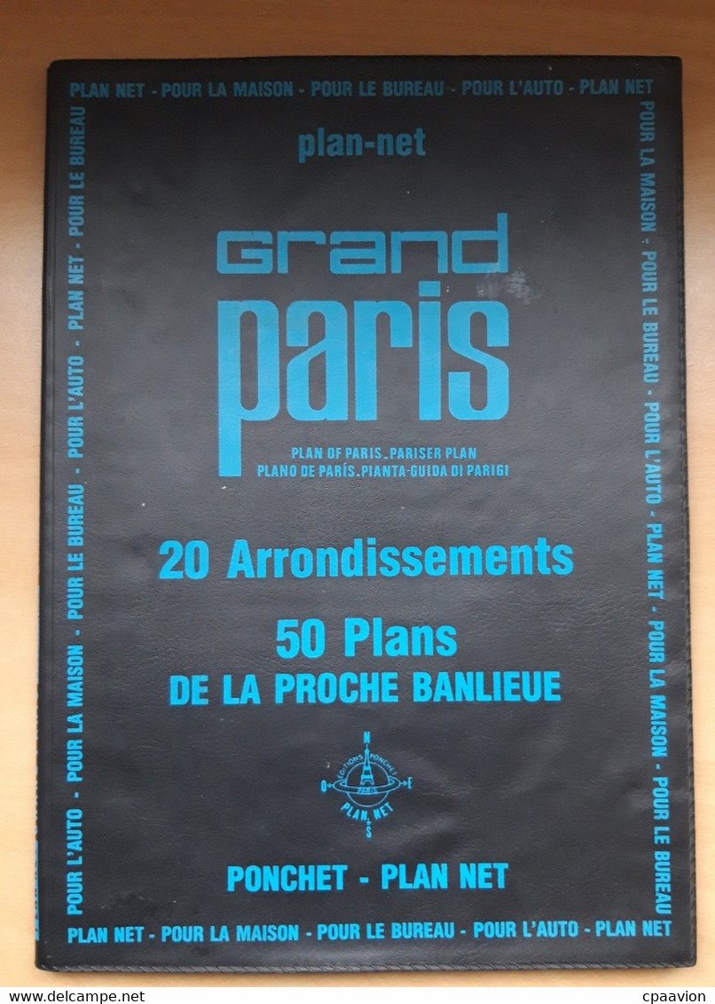 PLANS DE PARIS ET DE SA BANLIEUE , 50 PLANS - Mappe/Atlanti