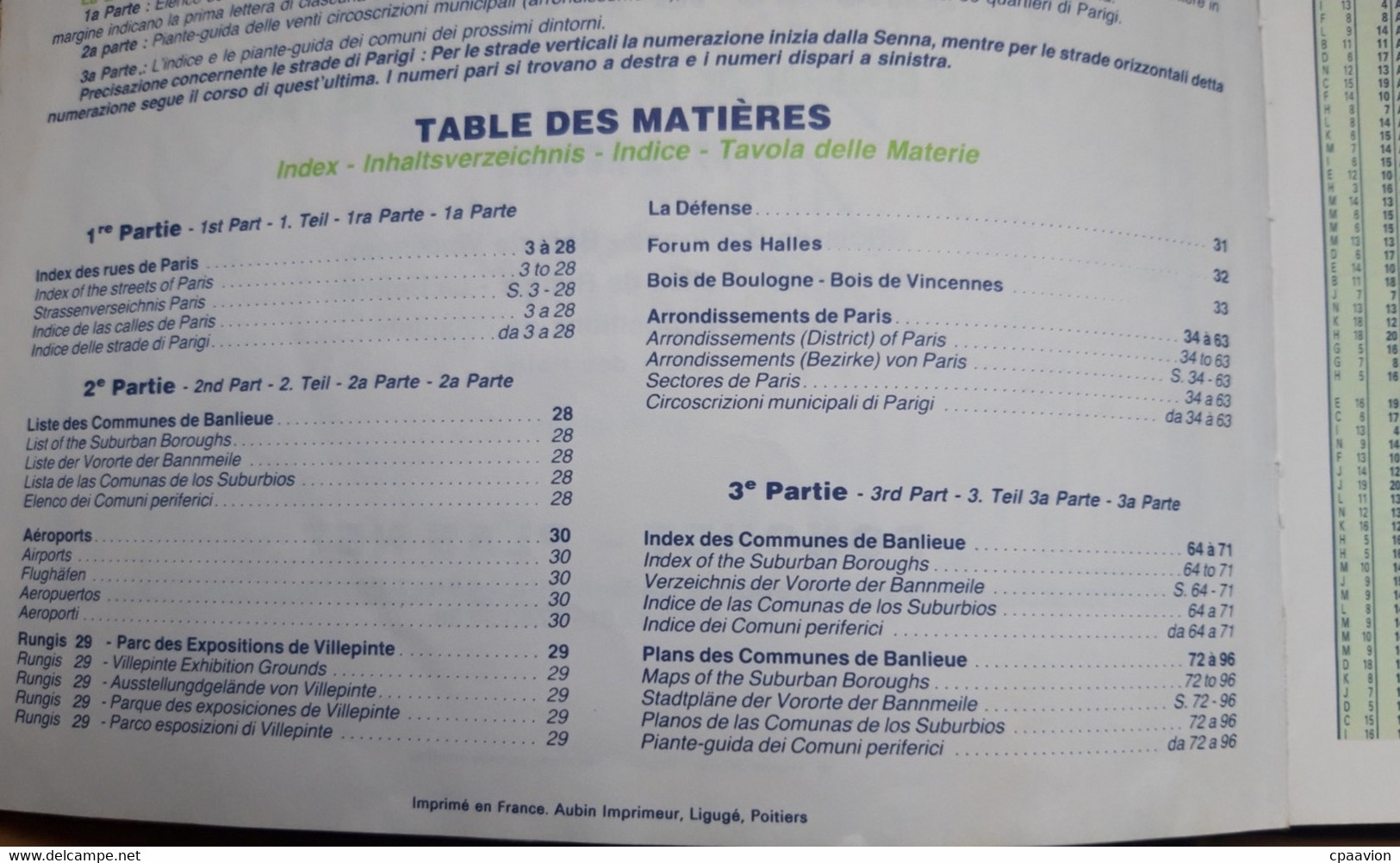 PLANS DE PARIS ET DE SA BANLIEUE , 50 PLANS - Mappe/Atlanti