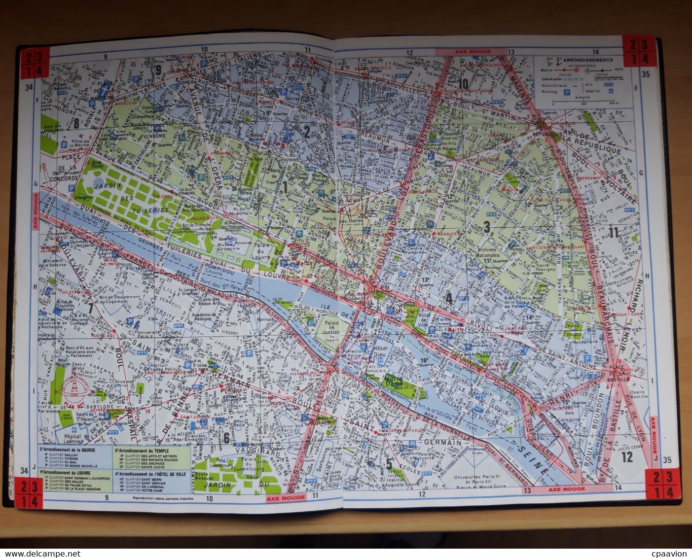 PLANS DE PARIS ET DE SA BANLIEUE , 50 PLANS - Maps/Atlas