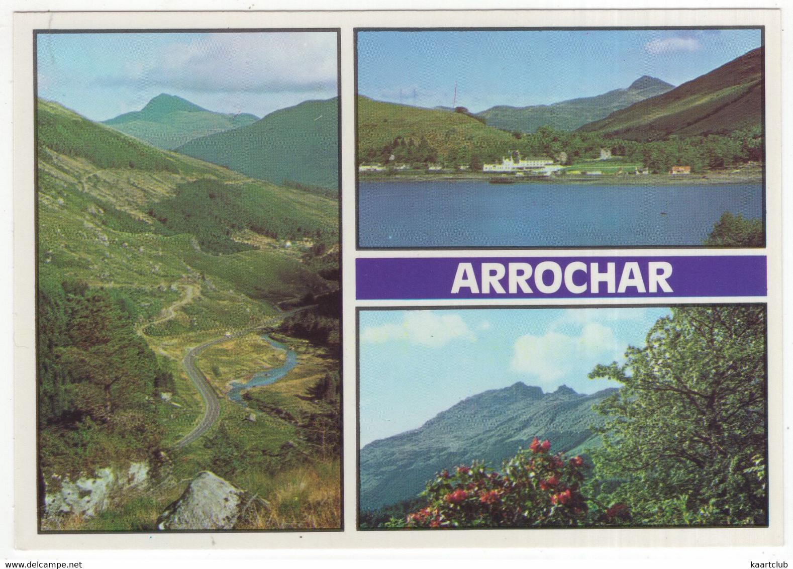 Arrochar - Dunbarton (A83).  - (Scotland) - 'BraemarFilms Ltd' Postcard - Dunbartonshire