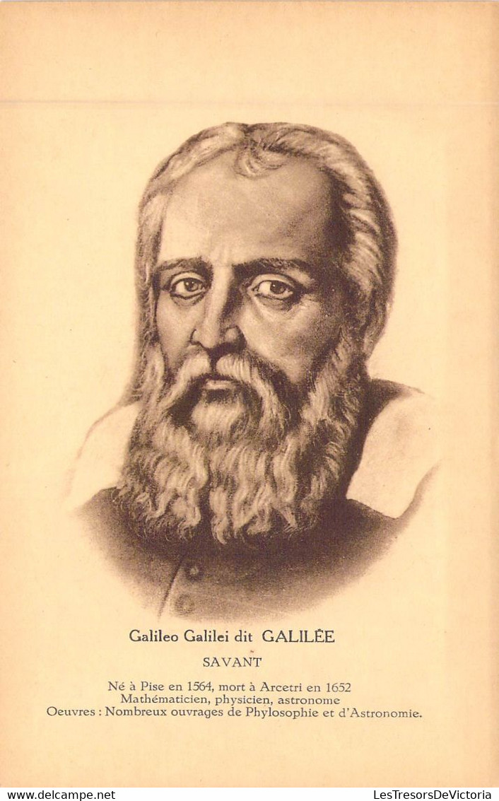 CELEBRITE  - GALILEO GALILEI DIT GALILEE - SAVANT - Carte Postale Ancienne - Autres & Non Classés