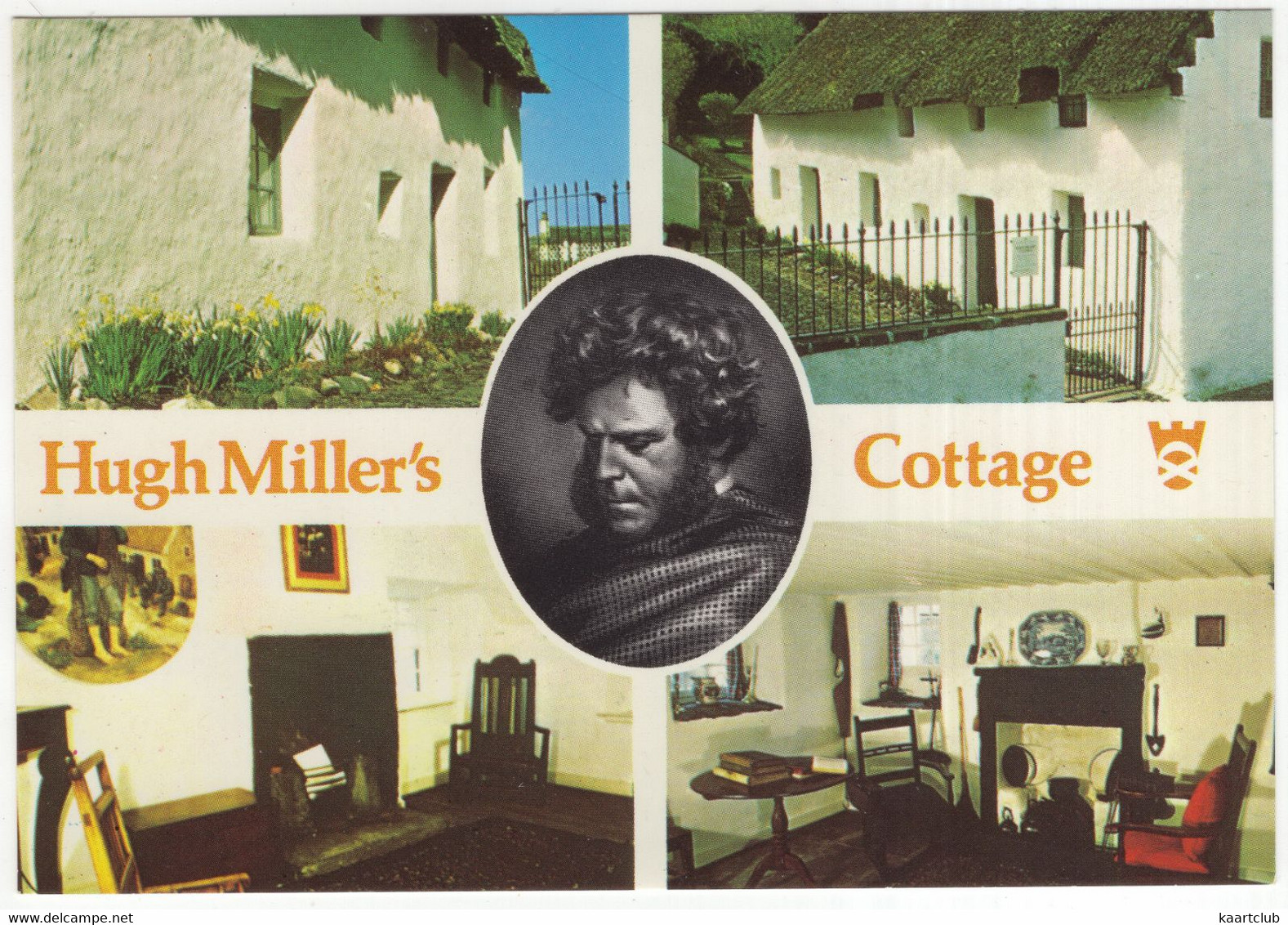 Hugh Miller's Cottage  - (Scotland) - 'BraemarFilms Ltd' Postcard - Ross & Cromarty