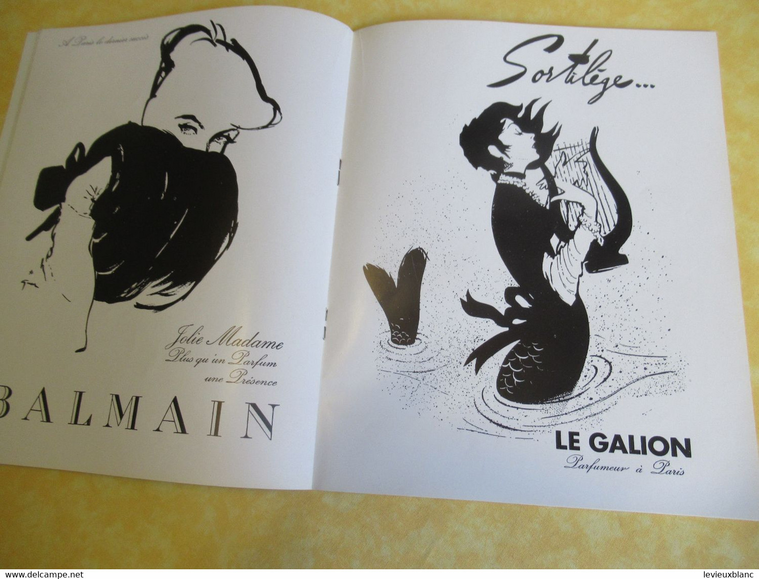 Plaquette ancienne/Théâtre des CHAMPS ELYSEES/Grand Ballet du Marquis de Cuevas/Tallchieff/Skibine/Golovine/1954 PROG341