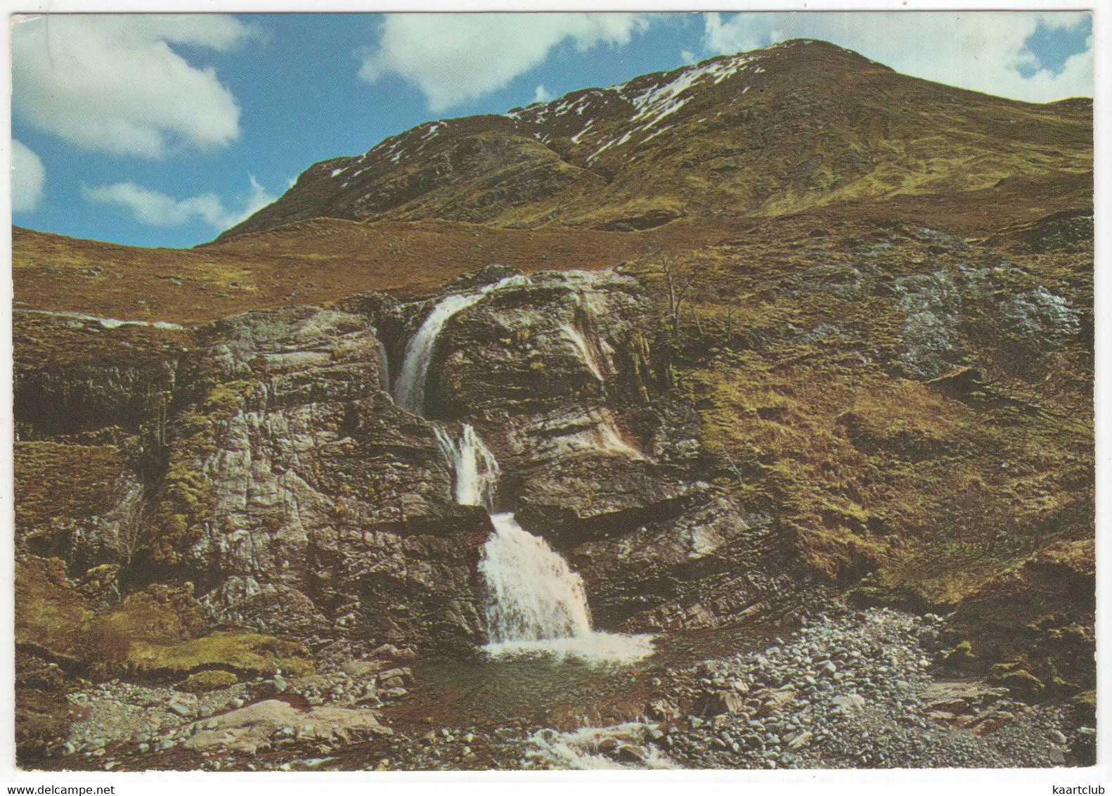 The Waterfall, Glencoe - Inverness-shire - (Scotland) - 'BraemarFilms Ltd' Postcard - Inverness-shire