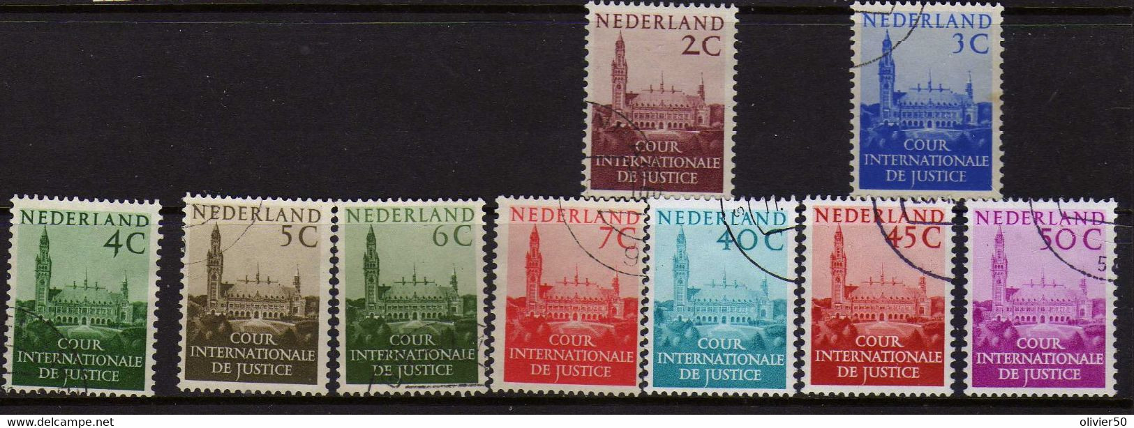 Pays-Bas   - Service - Cour De Justice -  - Obliteres - Dienstzegels