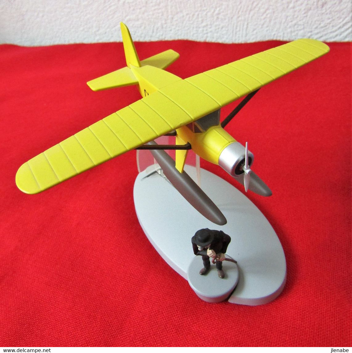 Tintin Avion N°1 Le Crabe Aux Pinces D'or + Carnet + Autres Pub - Little Figures - Plastic