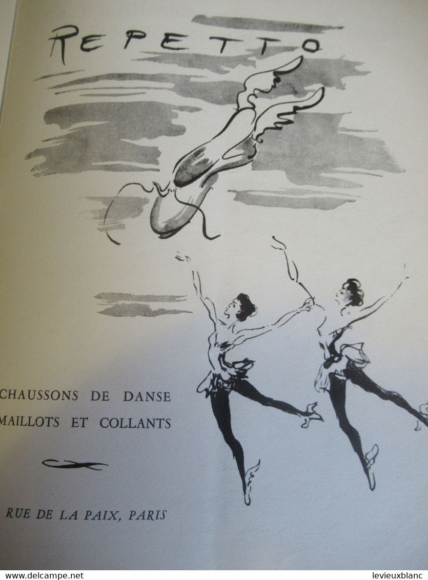 Plaquette ancienne/Théâtre de l'EMPIRE /Grand Ballet du Marquis de Cuevas/Tallchieff/Skibine/Hightower/1951      PROG342