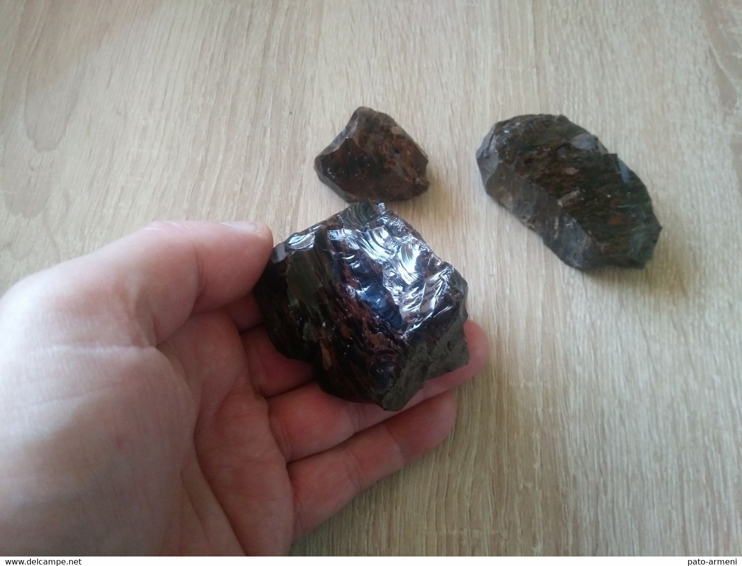 Obsidienne Acajou Brute, Pierres Naturelles, Pierres Précieuses, Pierres de Guérison, Chakra 222gr