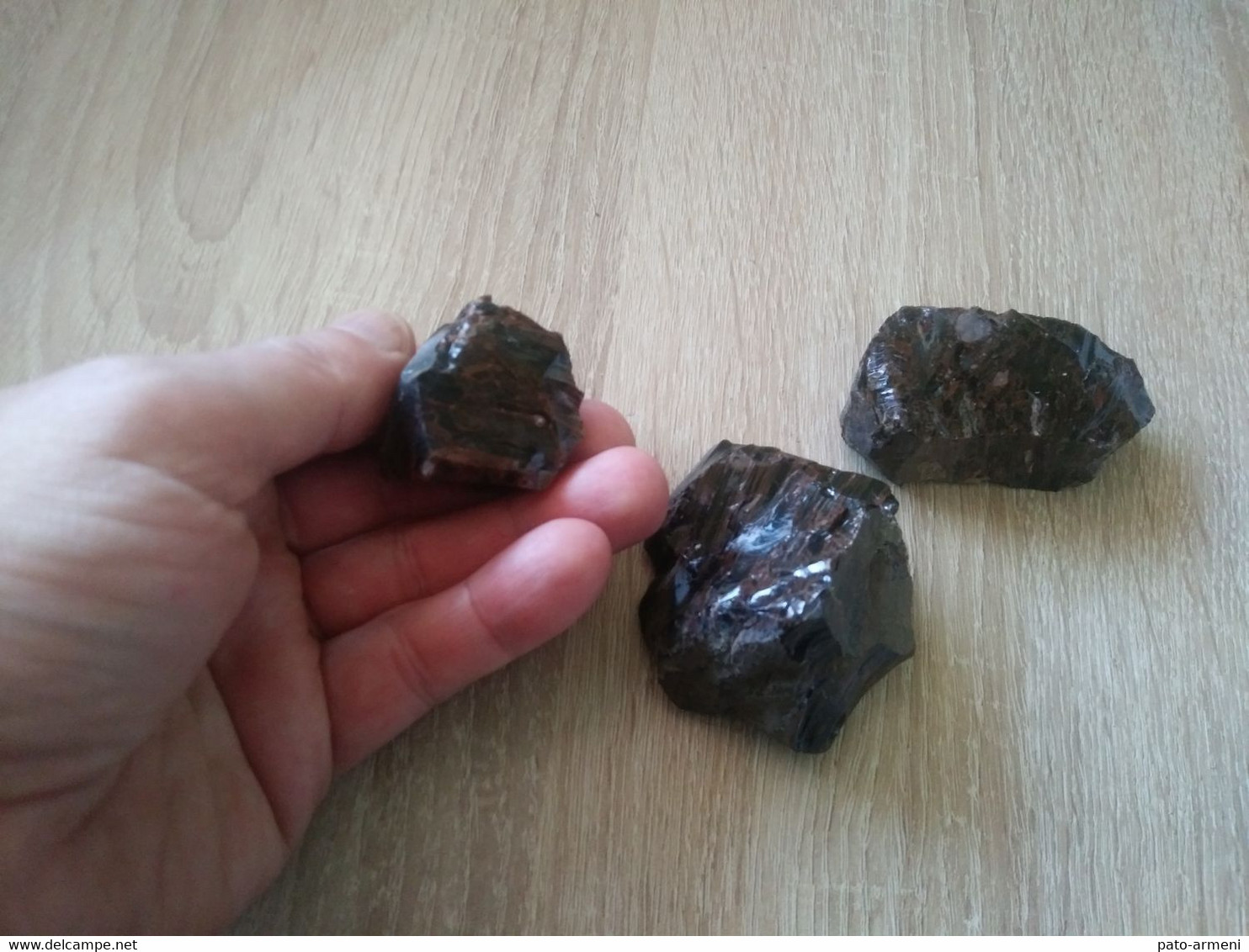 Obsidienne Acajou Brute, Pierres Naturelles, Pierres Précieuses, Pierres de Guérison, Chakra 222gr