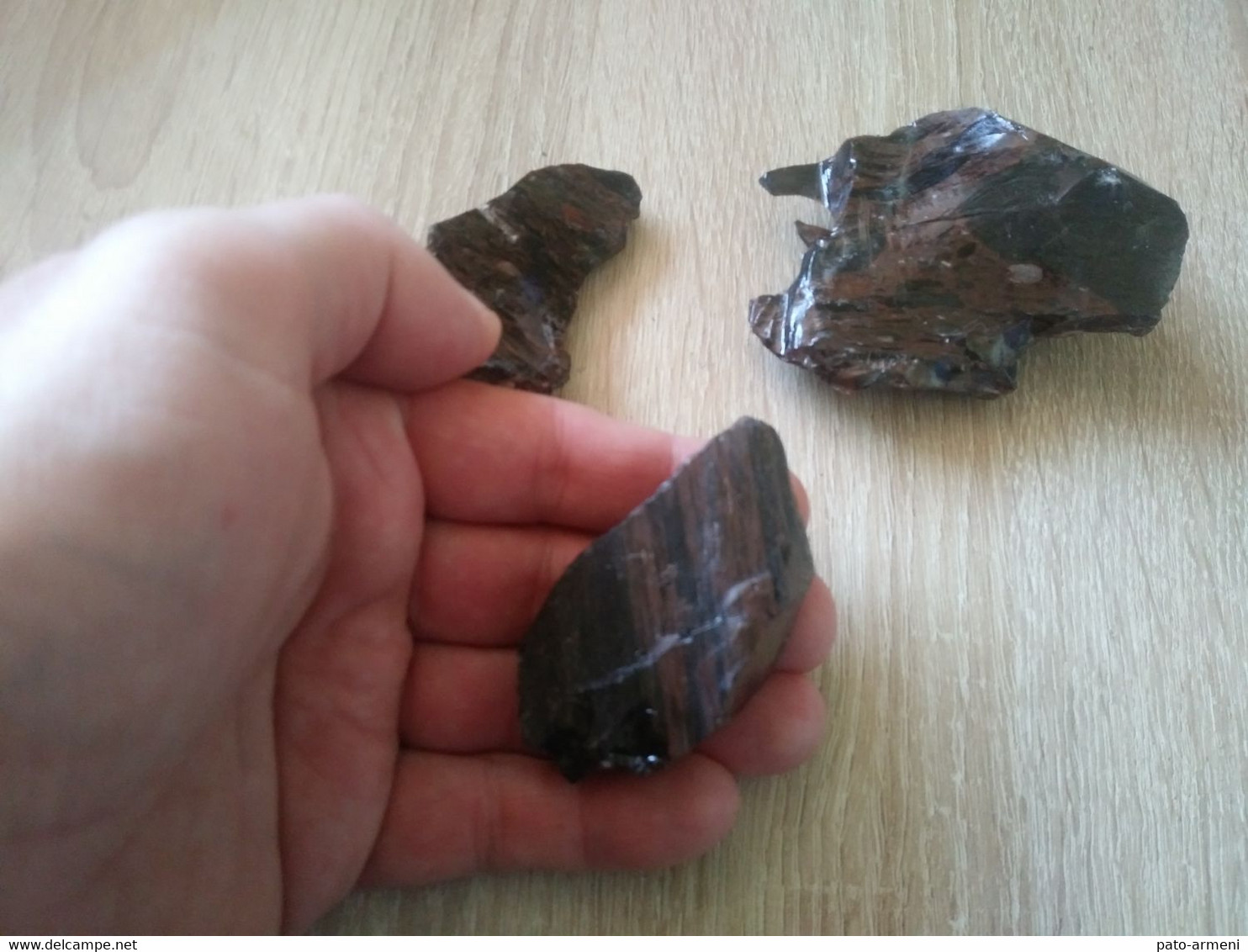 Obsidienne Acajou Brute, Pierres Naturelles, Pierres Précieuses, Pierres de Guérison, Chakra 230gr