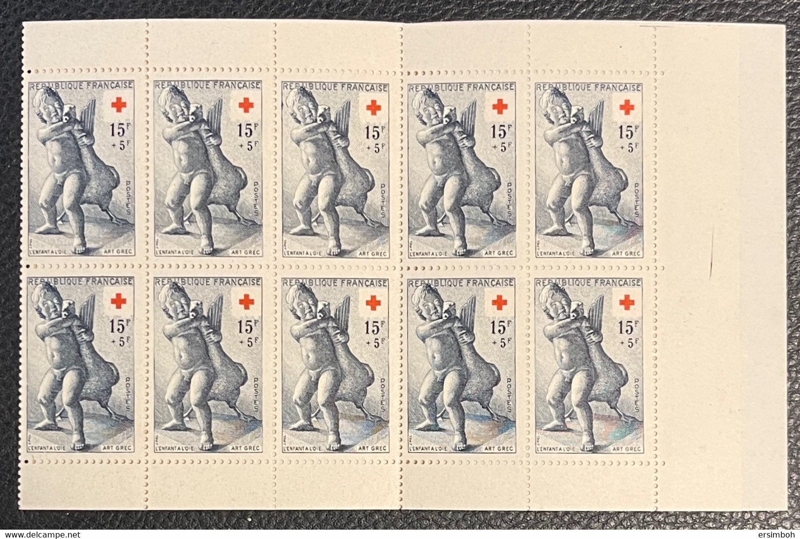 TTB. Carnet Croix Rouge 1955. Côte 450€ - Croix Rouge