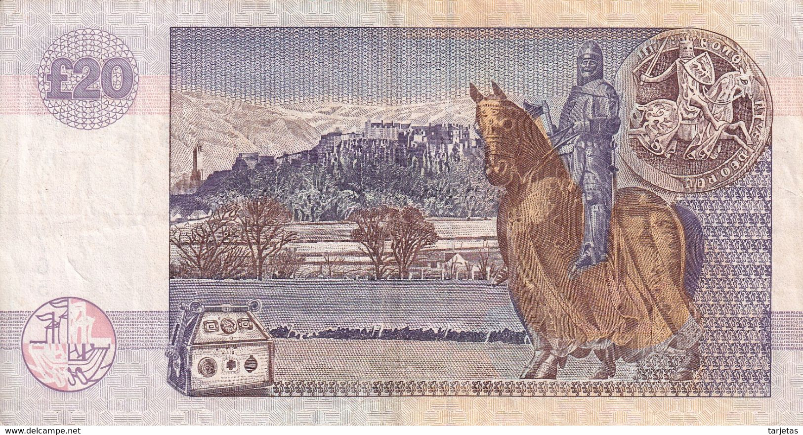 BILLETE DE ESCOCIA DE 20 POUNDS DE CLYDESDALE BANK DEL AÑO 2006 (BANKNOTE) - 20 Pounds