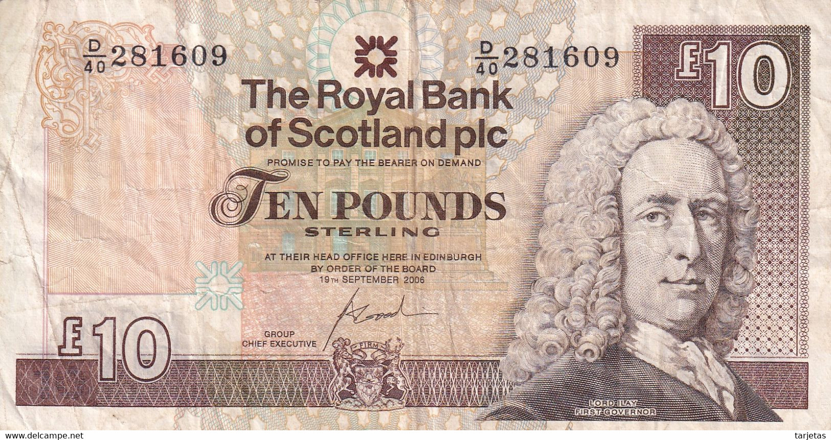 BILLETE DE ESCOCIA DE 10 POUNDS DEL AÑO 2006  (BANKNOTE) - 10 Pounds