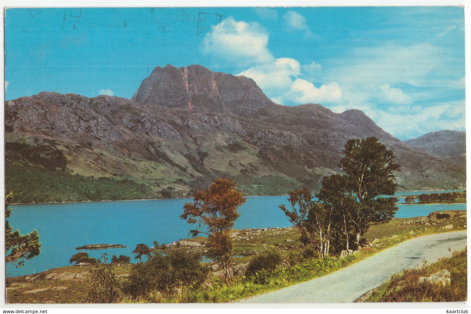Slioch And The Road By Loch Maree - (Scotland) - 1973 - Ross & Cromarty
