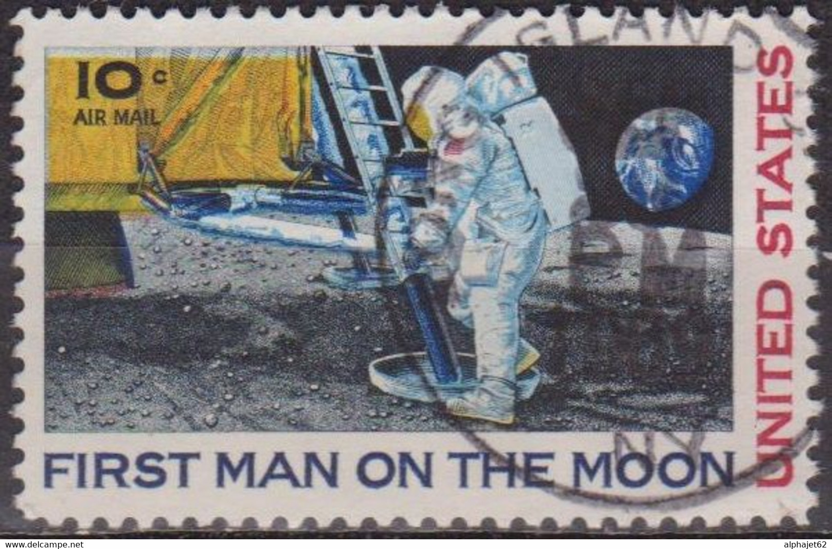 Neil Armstrong - ETATS UNIS - Premier Pas Sur La Lune - N° 73 - 1969 - 3a. 1961-… Used