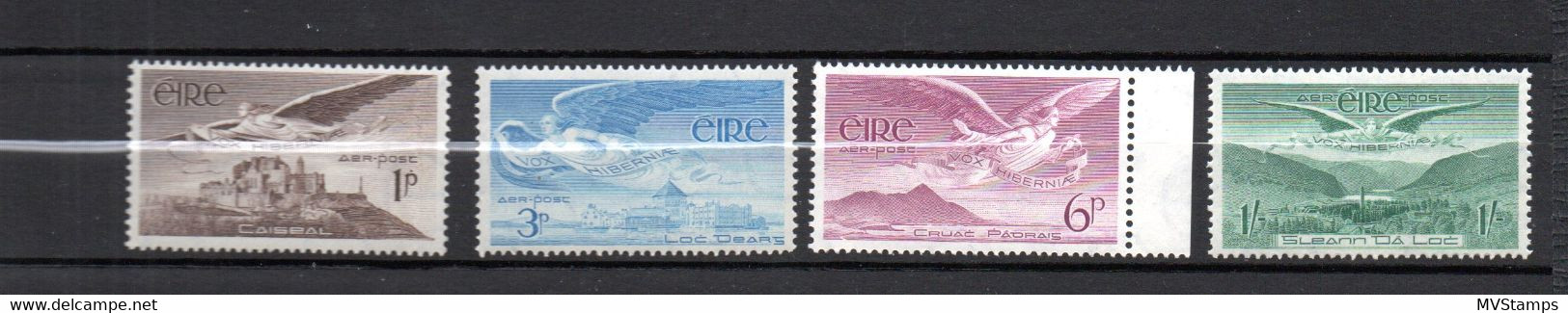 Ireland 1948 Set Airmail Stamps (Michel 102/05) Nice MNH, Only 102 Has A Fold - Luftpost