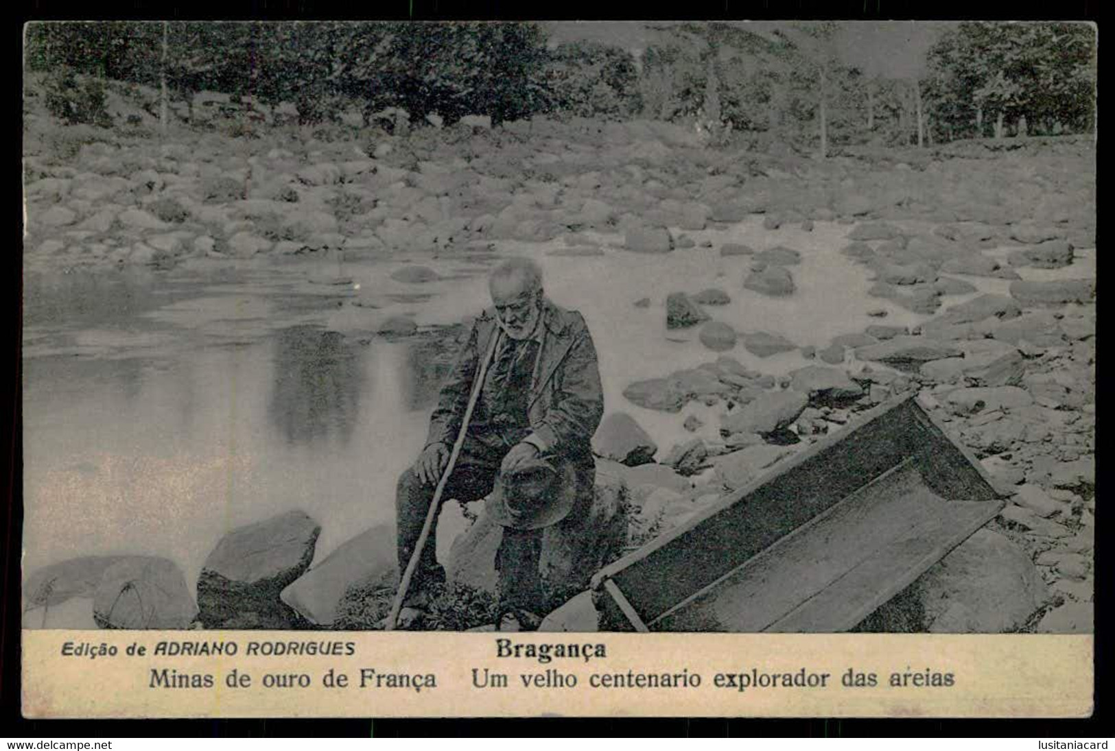 BRAGANÇA-COSTUMES-Minas De Ouro De França -Um Velho Centenario Explorador Das ...(Ed.de Adriano Rodrigues) Carte Postale - Bragança