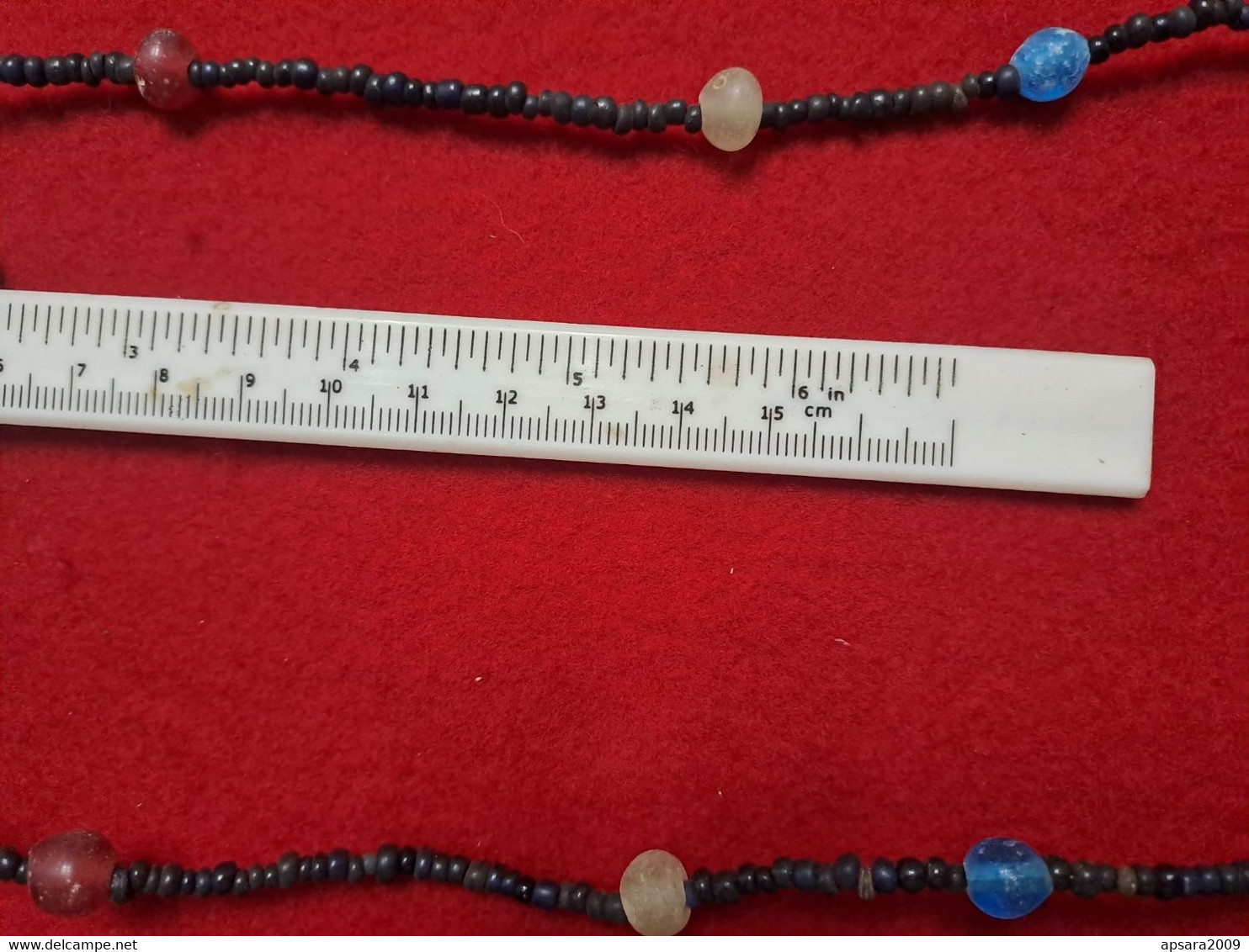 CAMBODGE / CAMBODIA/ Ancient Khmer String Beads - Halsketten