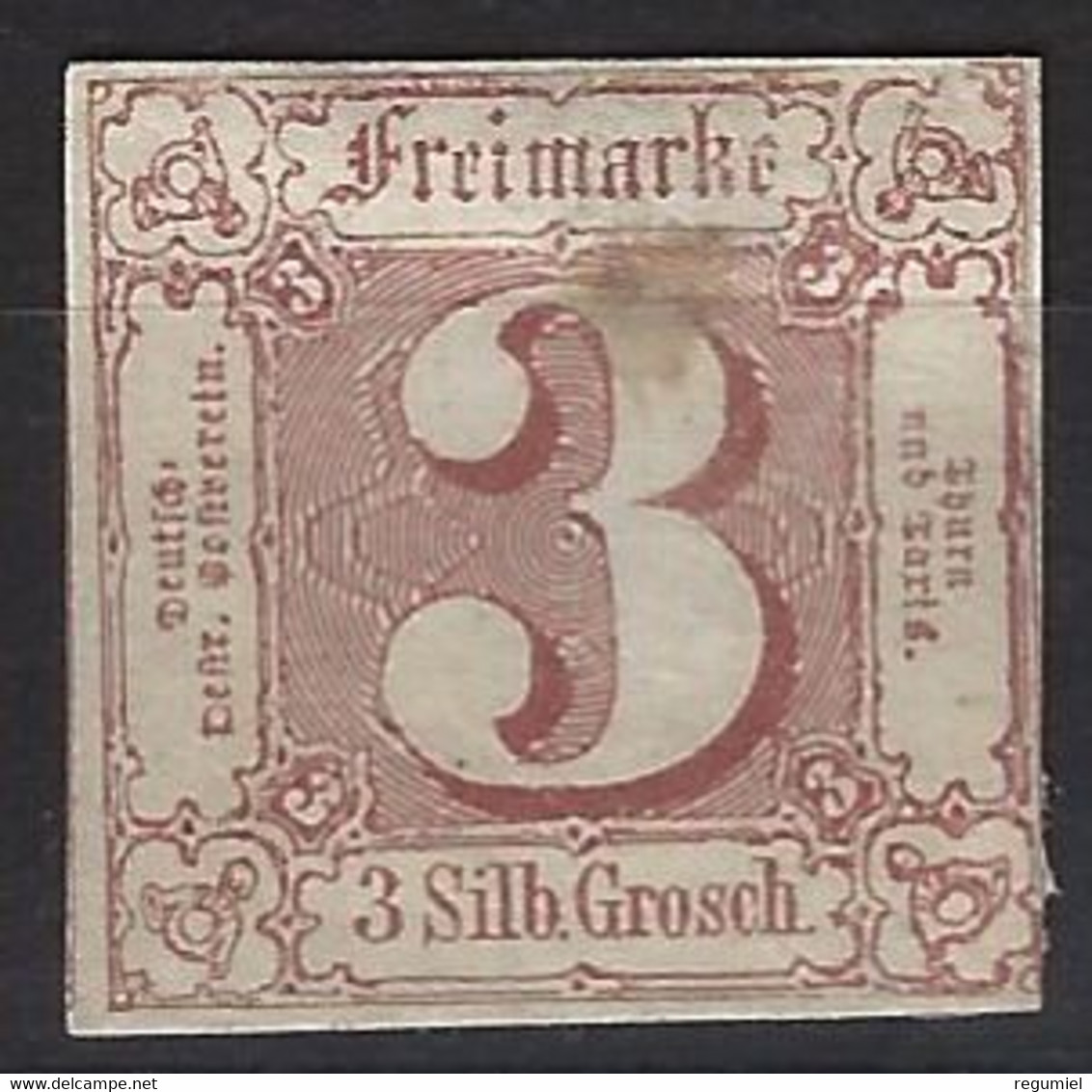 Tour Y Taxis Norte 11 (*) Sin Goma. 1859 - Mint