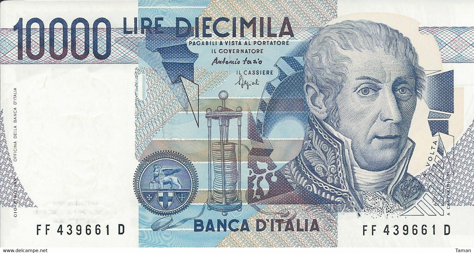 ITALIE   -   10000  Lires 1984   -- UNC --   Italia - 10.000 Lire