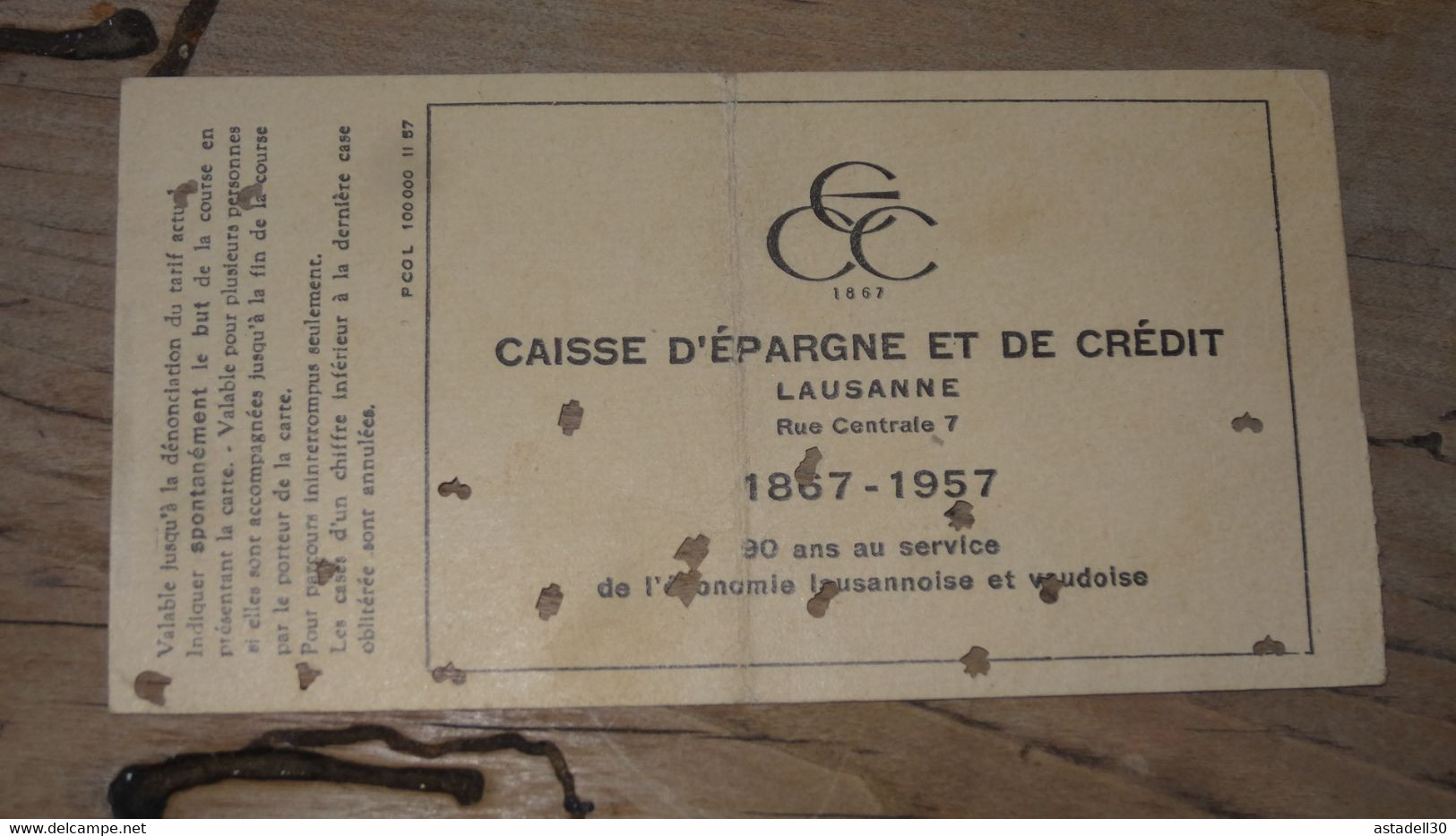 SUISSE - LAUSANNE, Carte De 37 Cases Tramway - 1957 ............. C- ..... E2-110 - Europe