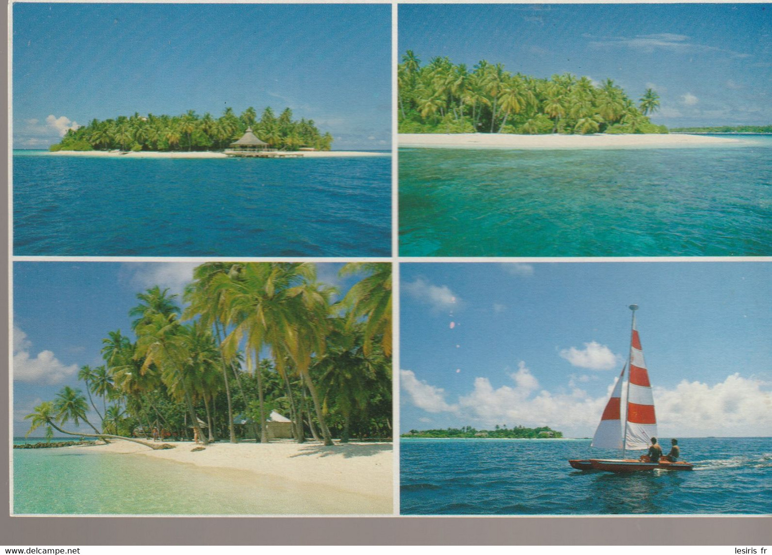 C.P. - MALDIVE ISLANDS - MULTIVUES - 4 VUES - - Maldiven