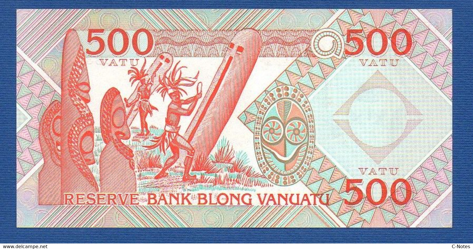 VANUATU - P. 5a – 500 VATU  ND (1993 & 2006) - UNC Prefix BB 323655 - Vanuatu