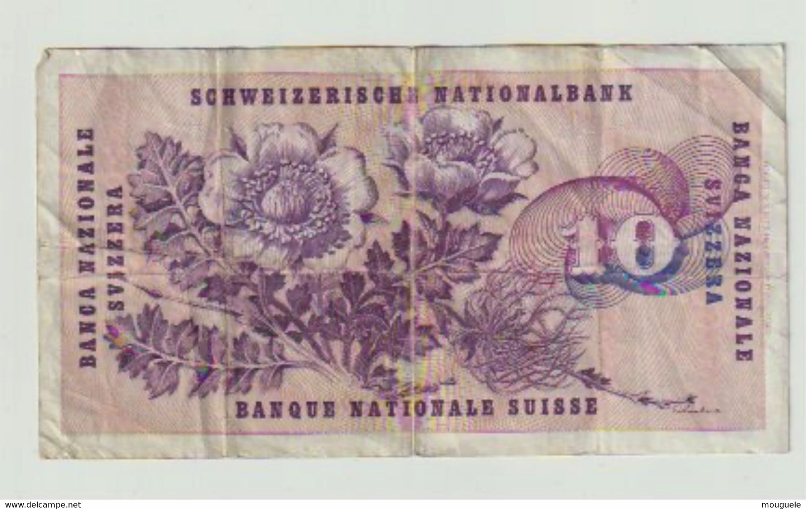 10 Francs Suisse. Du 7 -02 -1974 - Suisse