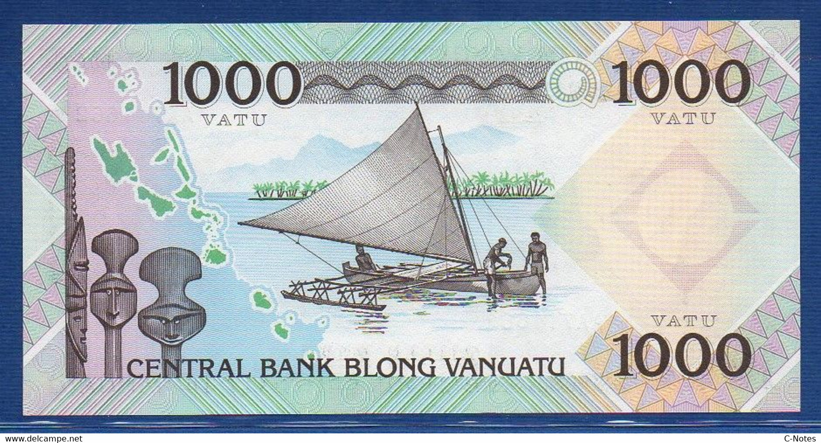 VANUATU - P. 3 – 1000 VATU  ND (1982), UNC, Prefix AA 711662 - Vanuatu