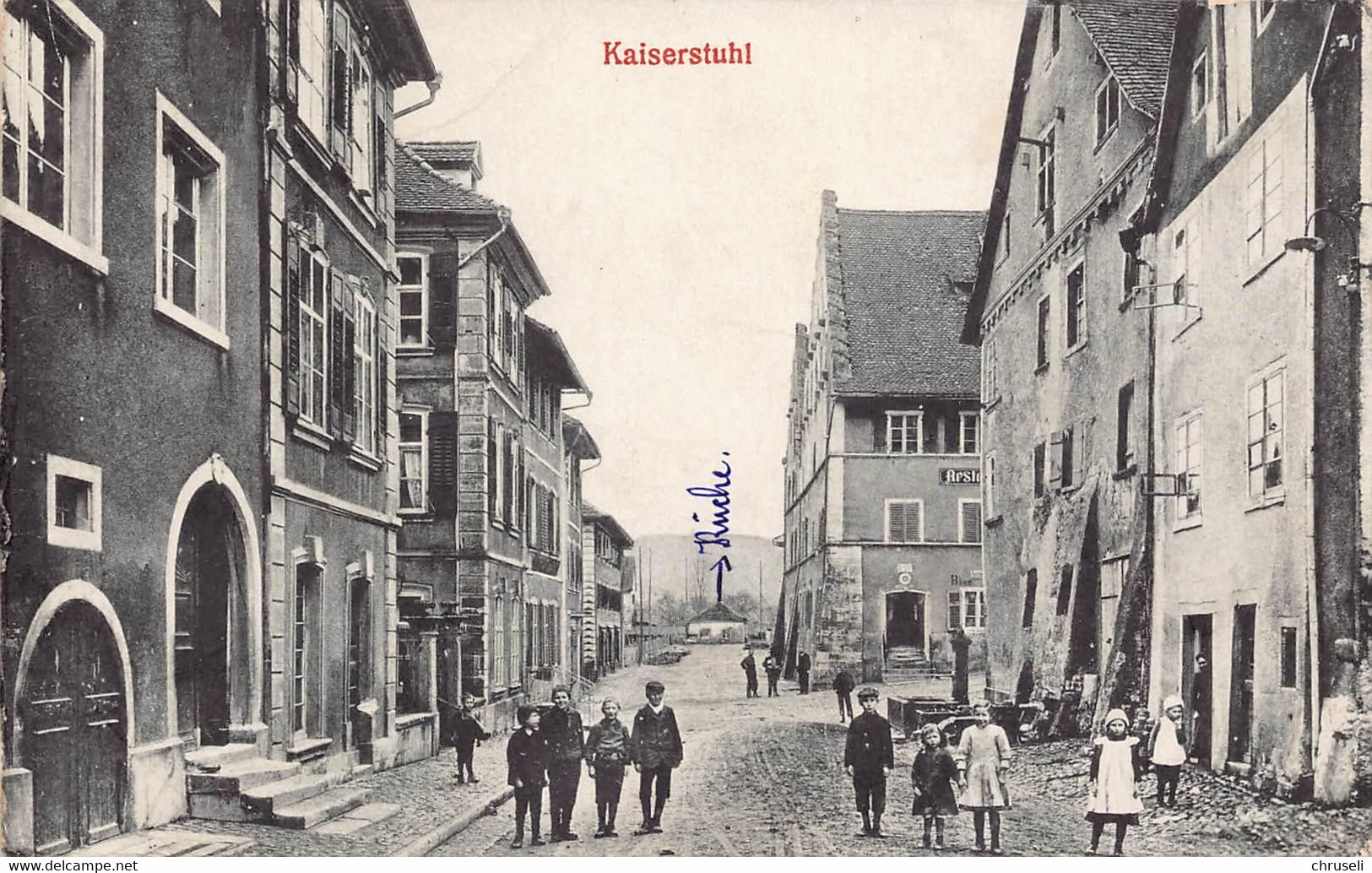 Kaiserstuhl Gasse Belebt Kinder - Kaiserstuhl