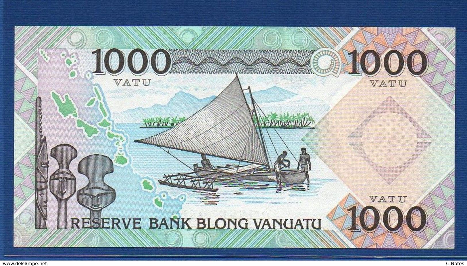 VANUATU - P. 6 – 1000 VATU  ND (1993), UNC, Prefix BB 600187 - Vanuatu