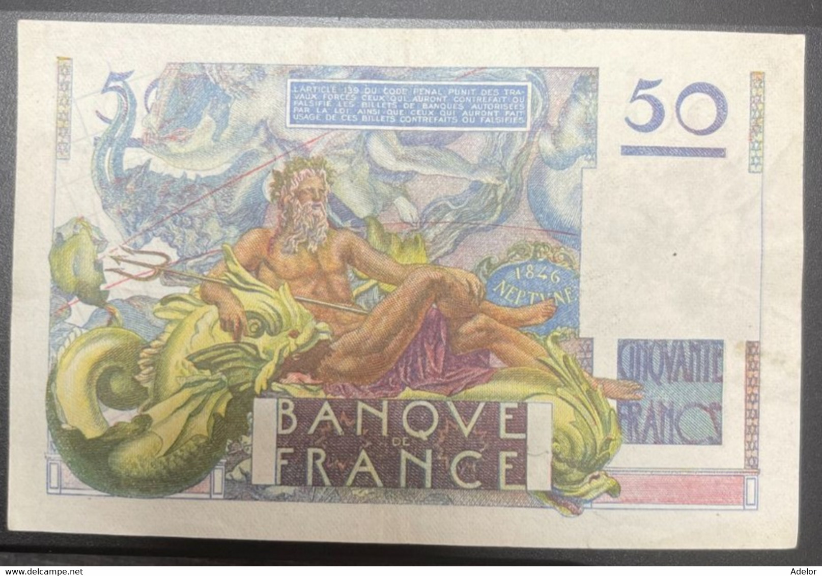 Beau Billet De 50 Francs Le Verrier 8-4-1948. G.103. Etat TB/TTB - 50 F 1946-1951 ''Le Verrier''