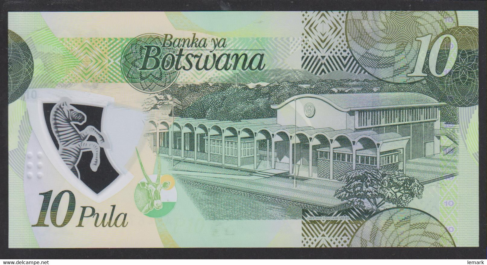 Botswana 10 Pula 2020 P36 UNC - Botswana