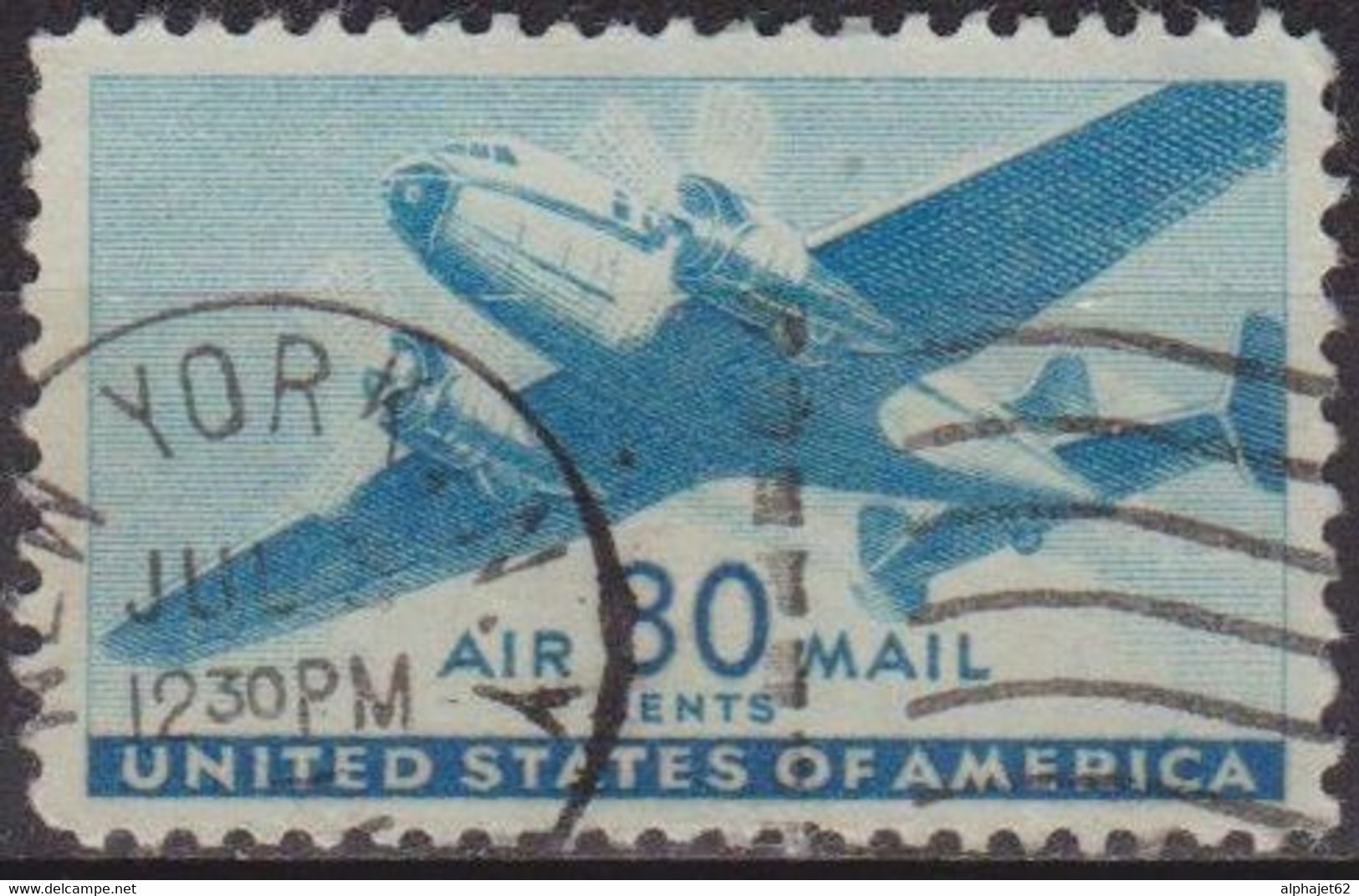 Poste Aérienne - ETATS UNIS - USA - Avion Bimoteur - N° 31 - 1941 - 2a. 1941-1960 Usados