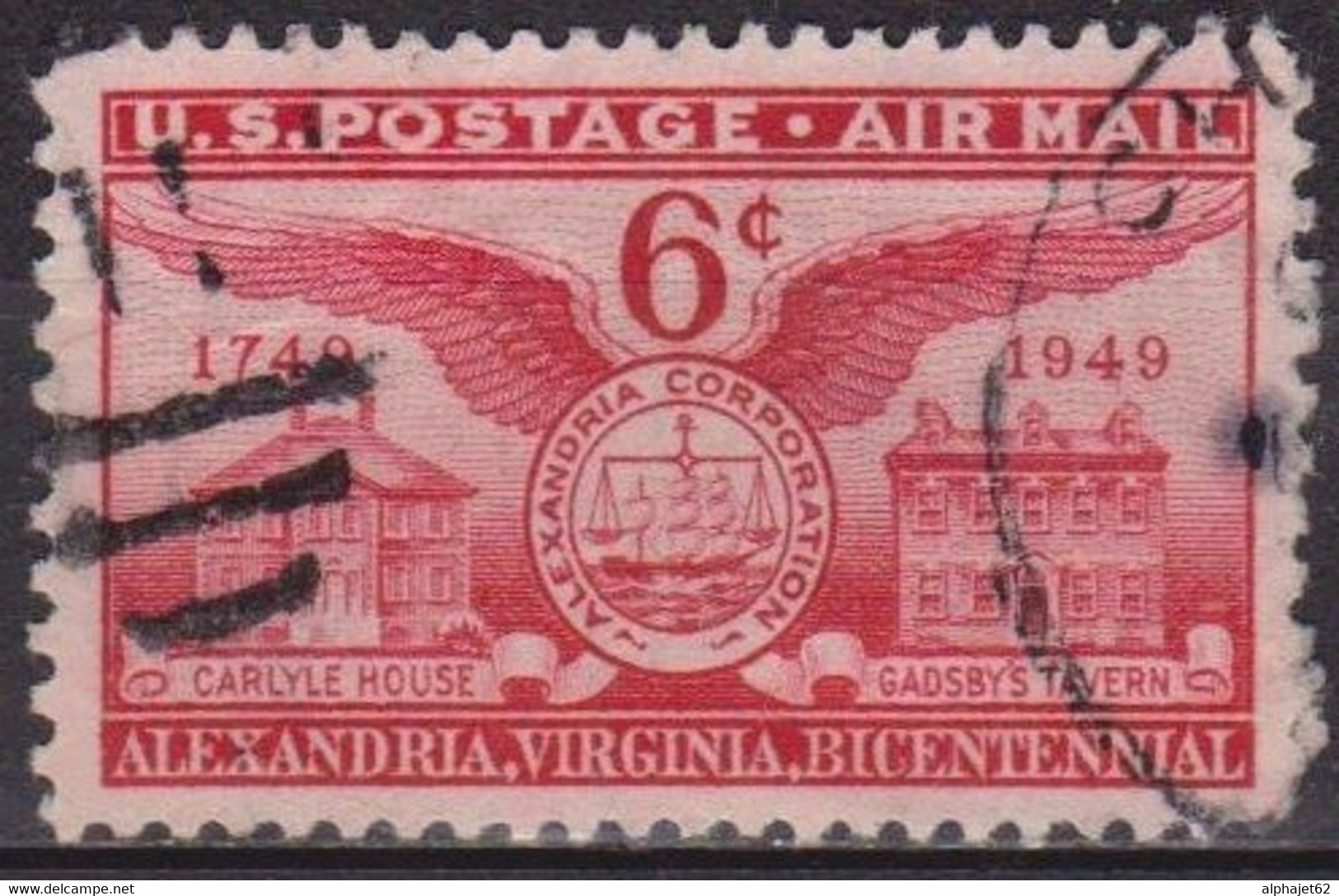 Fondation D'Alexandria - ETATS UNIS - Virginie - N° 40 - 1949 - 2a. 1941-1960 Usados