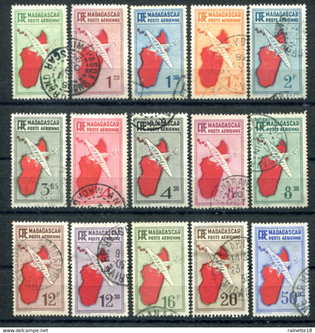 Madagascar   PA  1/14  Oblitérés - Airmail