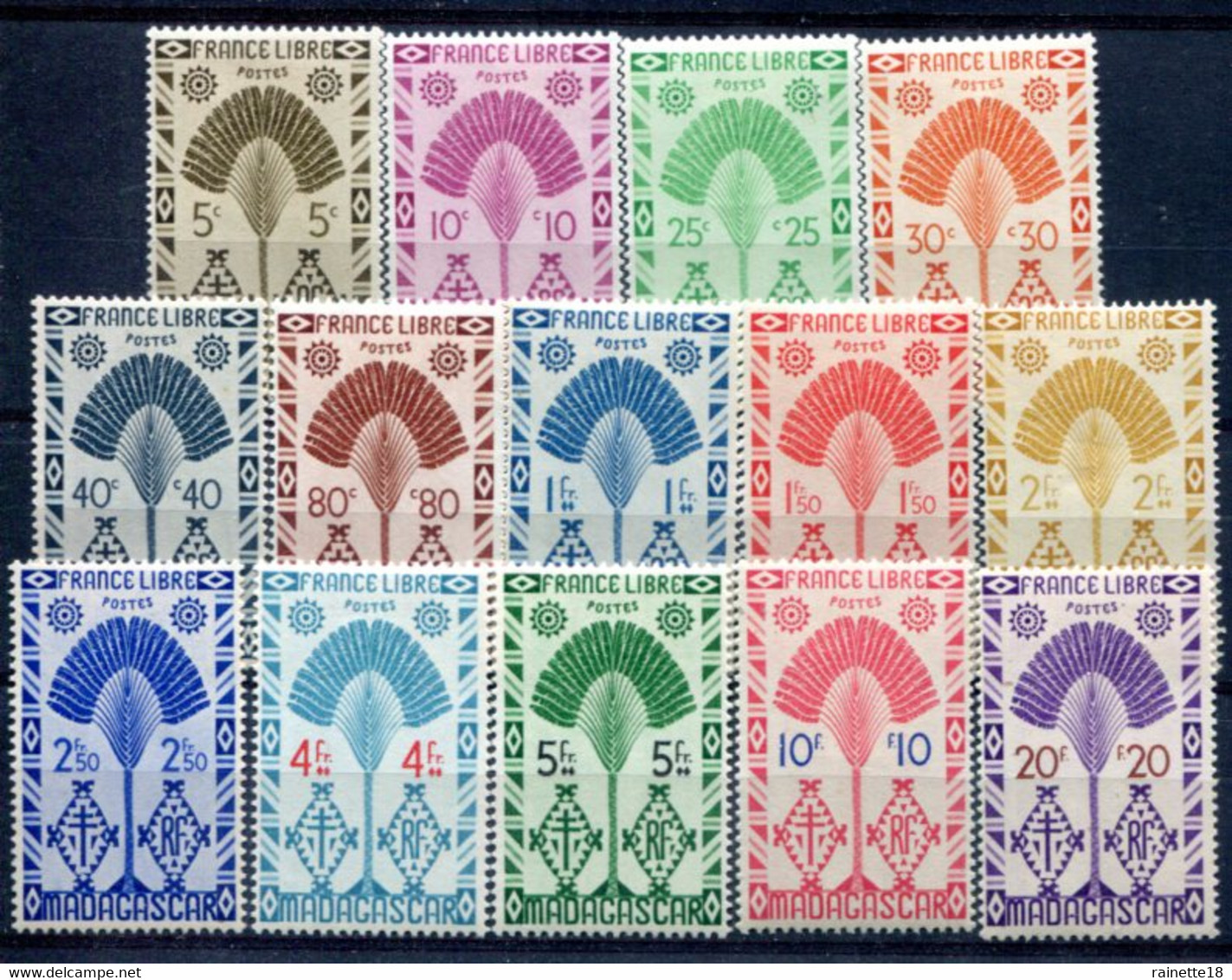 Madagascar      265/278 * - Unused Stamps