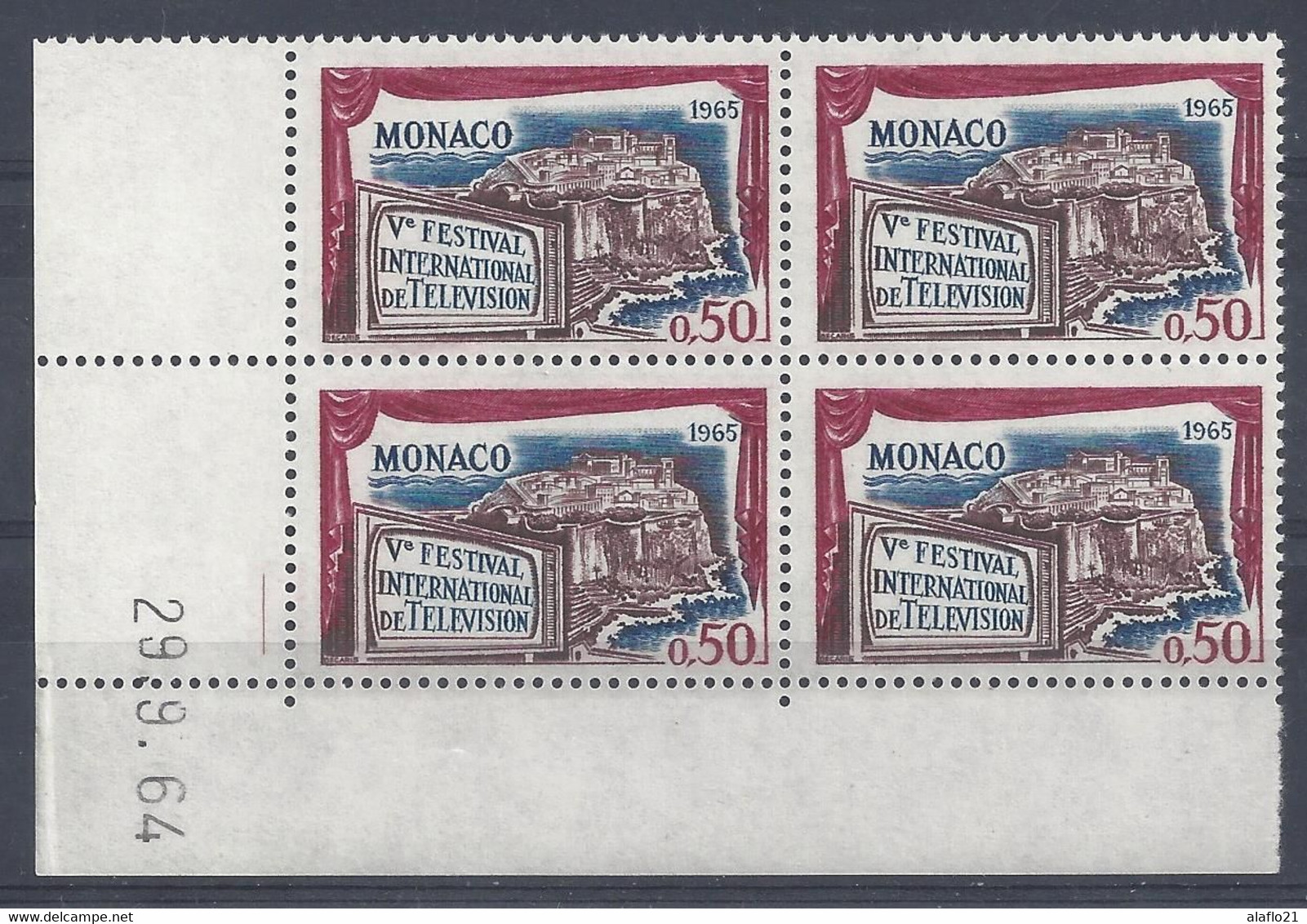 MONACO N° 659 - Bloc De 4 COIN DATE - NEUF SANS CHARNIERE - 29/9/64 - Ungebraucht