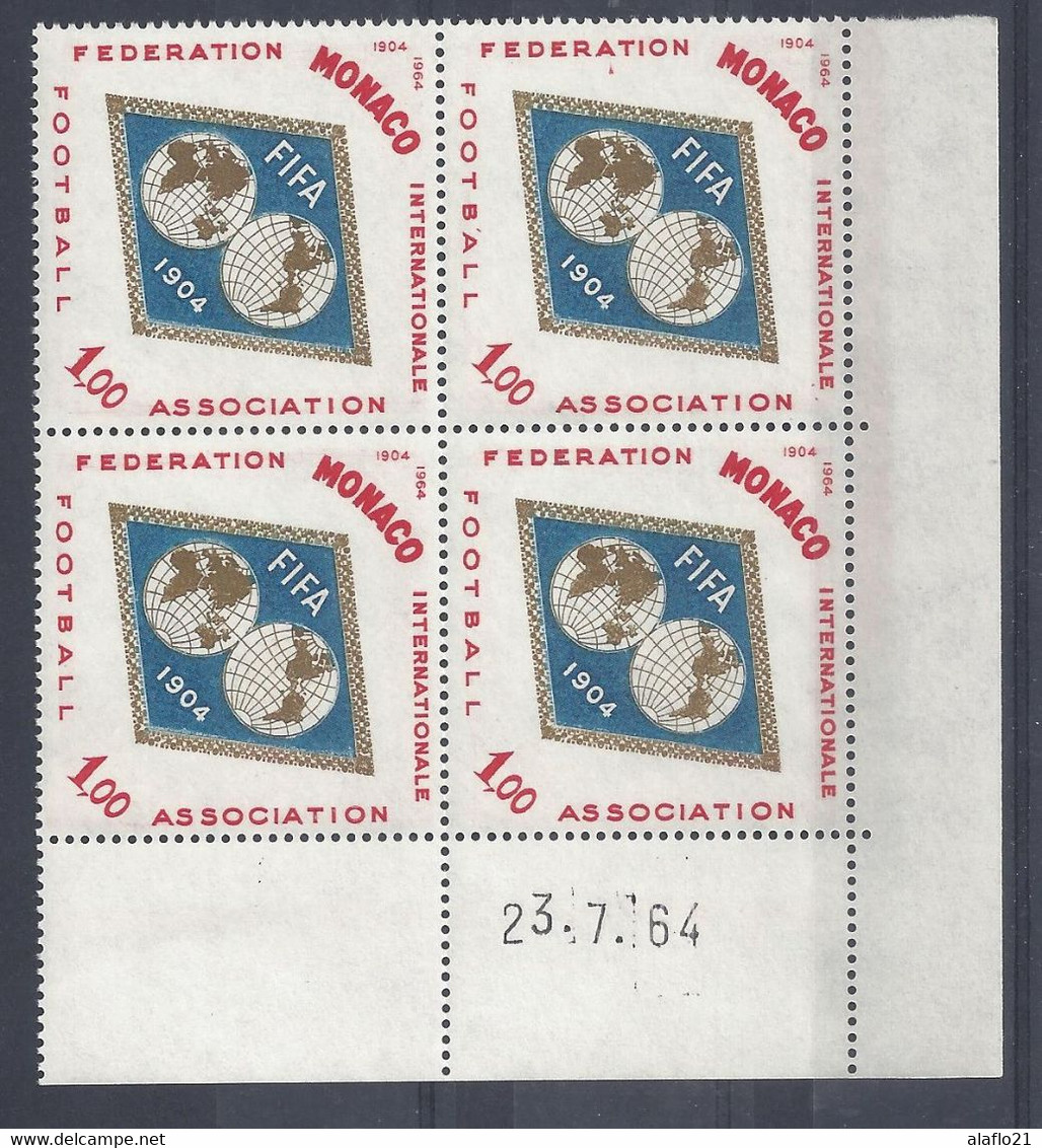 MONACO N° 663 - Bloc De 4 COIN DATE - NEUF SANS CHARNIERE - 23/7/64 - Ungebraucht