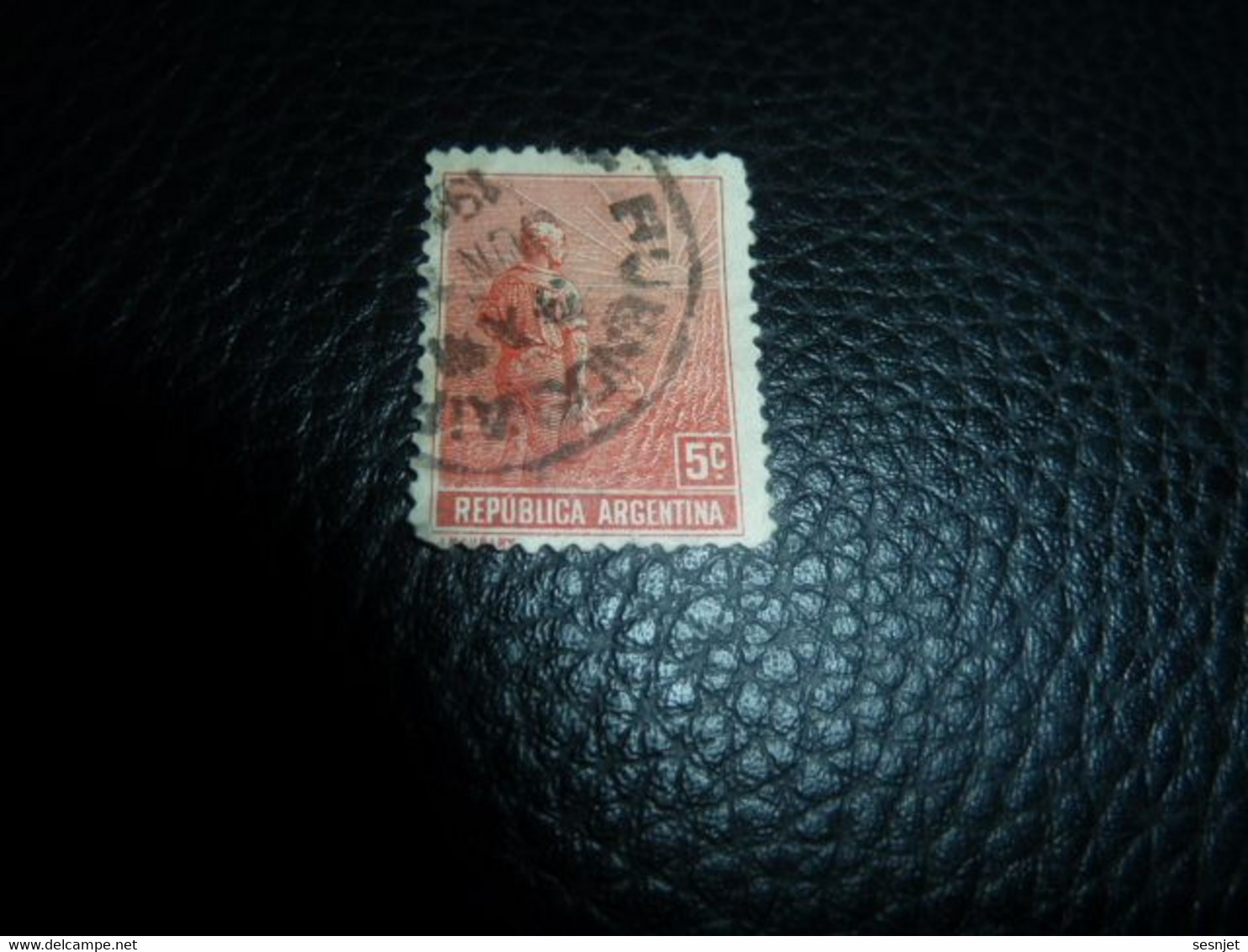 Republica Argentina - 5 Centavos - Yt 165 - Rouge - Oblitéré - Année 1911 - - Usados
